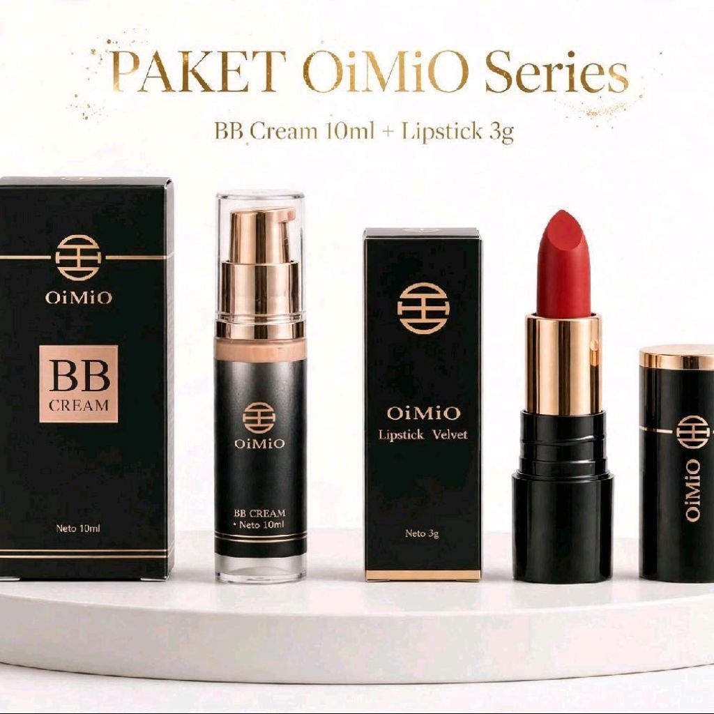 Oimio Lipstik Waterproof dan BB Cream Foundation