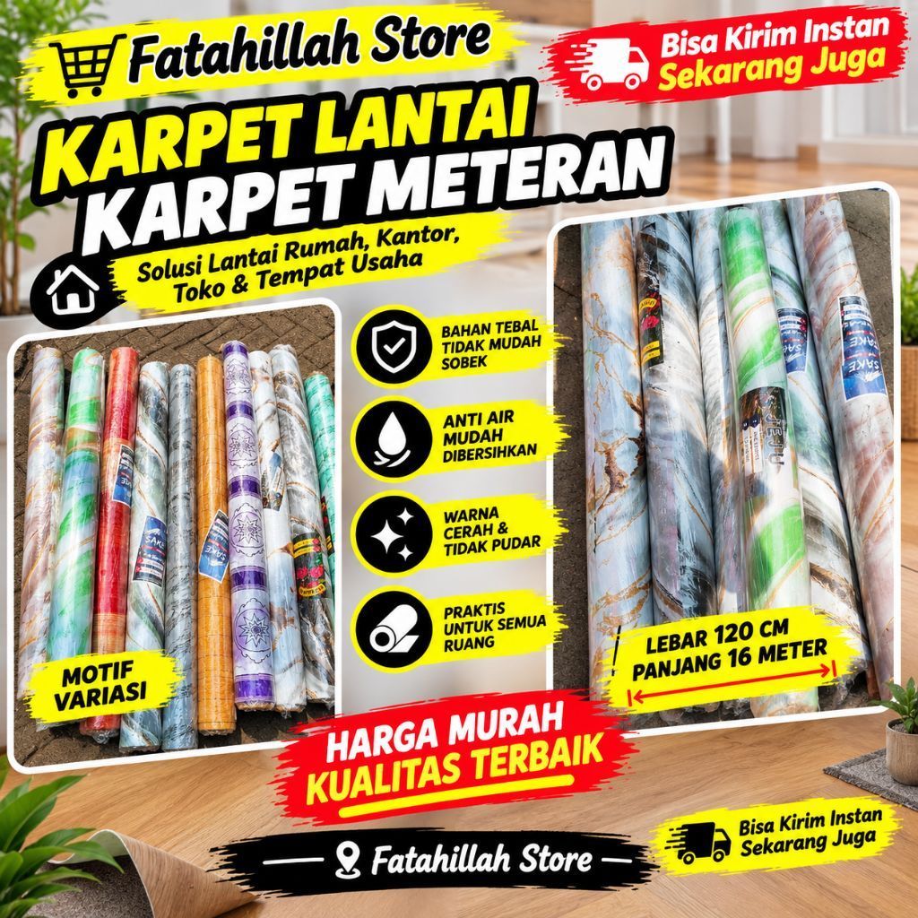 KARPET LANTAI KARPET PLASTIK KARPET LANTAI PLASTIK KARPET METERAN KARPET MEJA