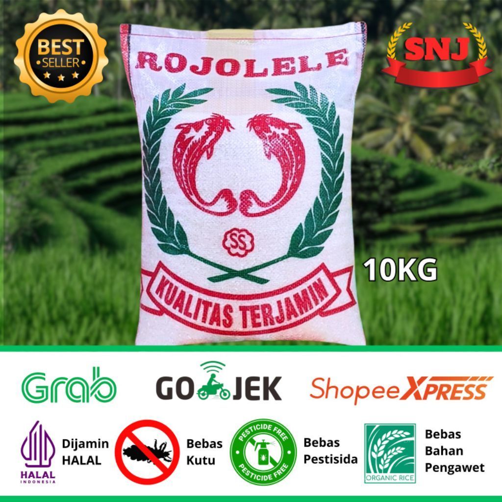 beras Rojo lele Delanggu 20kg