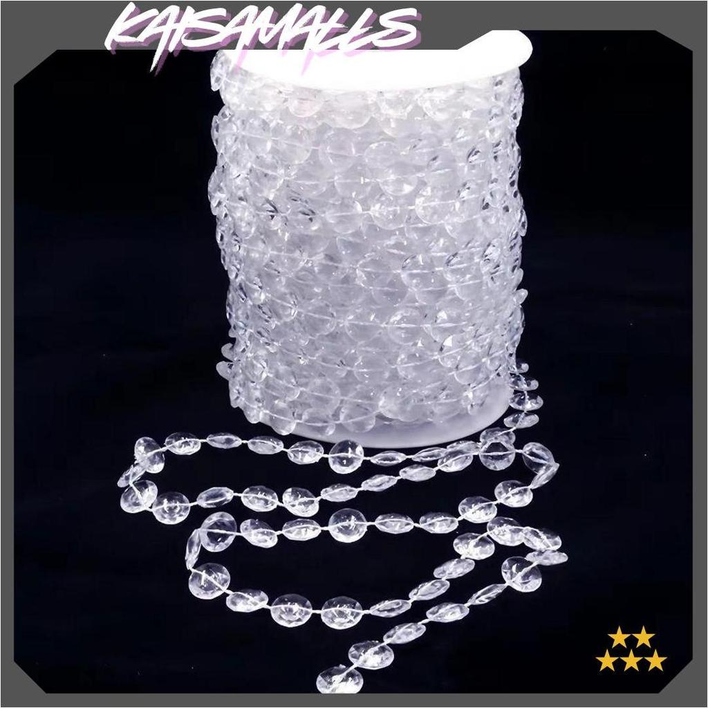 READY Tirai Manik Manik Tirai Kristal Akrilik Beads Curtain Dekor Tirai Dekorasi Pintu Promo