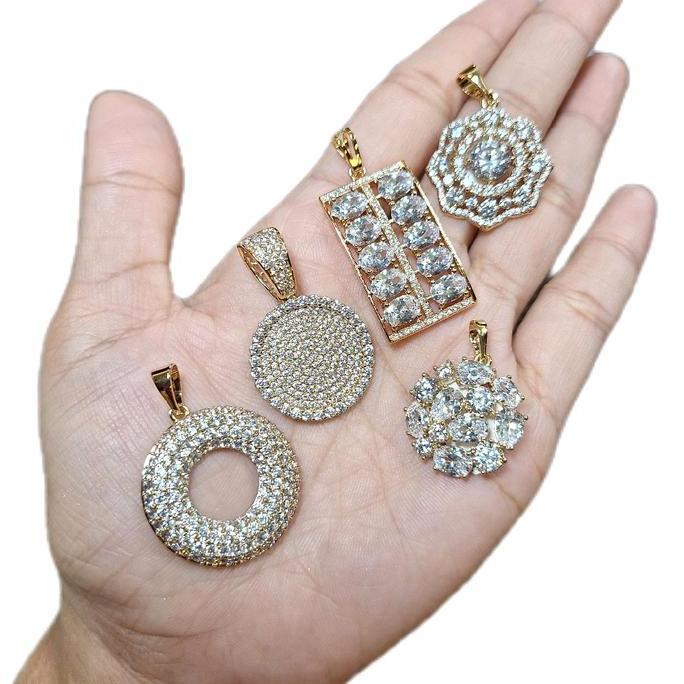 tin Fashion Permata Zirconia Asli Plating Rhodium
