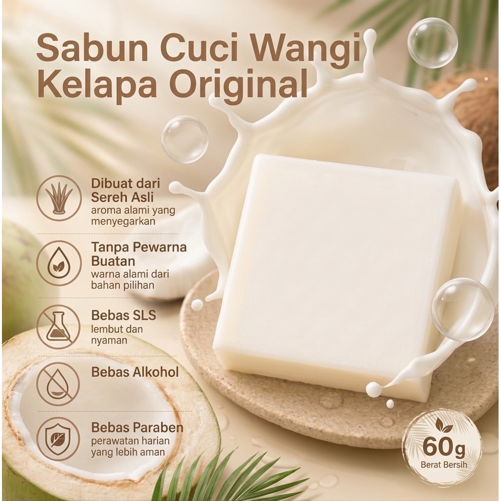 Sabun cuci Minyak Kelapa