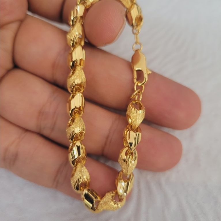 gelang model rantai medan pajero variasi emas 70% 700 70 % 16k