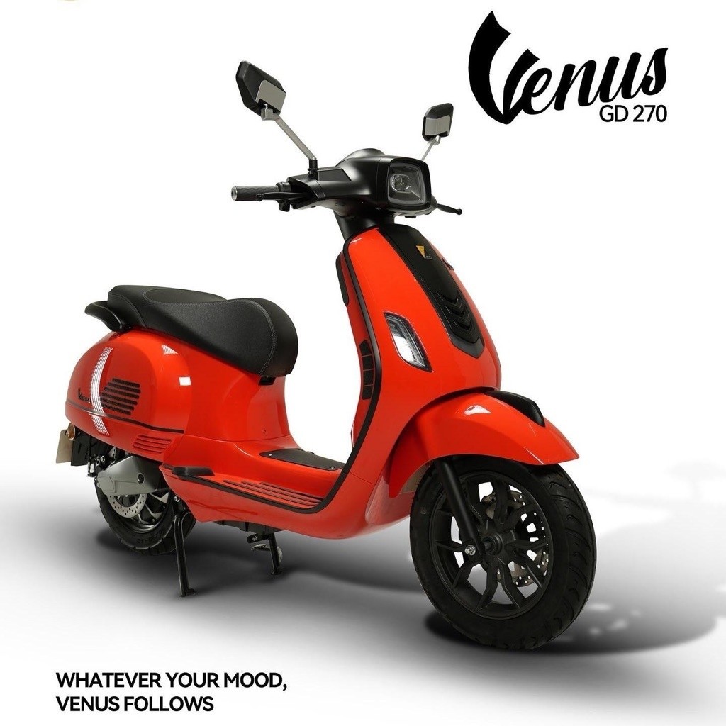 GODA VENUS GD-270 - SEPEDA LISTRIK VESPA - Electric Vehicle Anti Air ~ TOKO QIMO