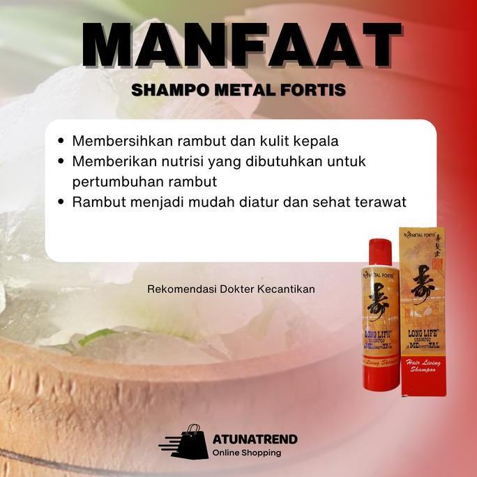 Haircare- Shampo Penumbuh Rambut Cepat Panjang Shampo Metal Pemanjang Rambut Sampo Metal Pelurus Ram