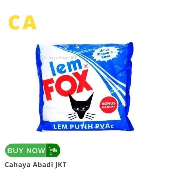 Dome- Lem Fox Putih Pvac / Lem Kayu Tembok Fox Putih 600 Gram