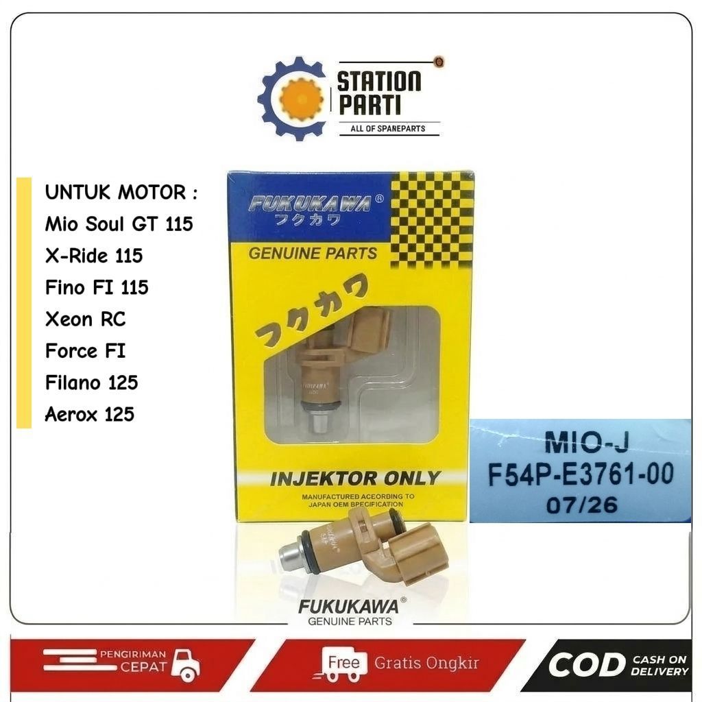 INJECTOR MIO J, Mio Soul GT, X-Ride, Xeon /INJECTOR ONLY original produk FUKUKAWA