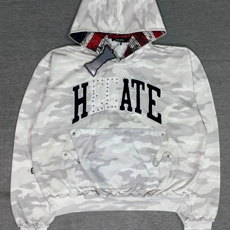 HOODIE HECATE CAMO WHITE