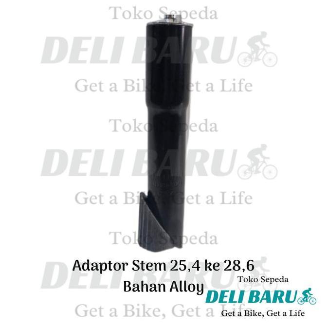 Adaptor stem 25.4 panjang 14 cm sambungan tiang stang sepeda federal