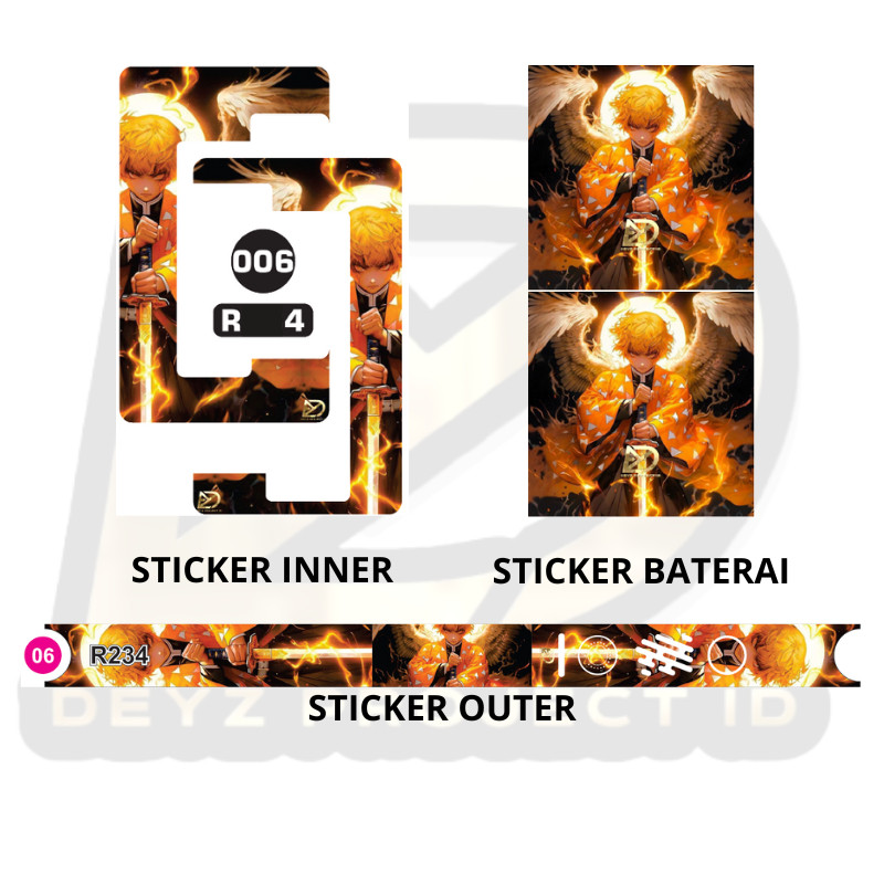 

[COD] Garskin Stiker Stiker Lengkap Banyak Untuk Varian R3433 6 Label Custom Presisi Terlaris