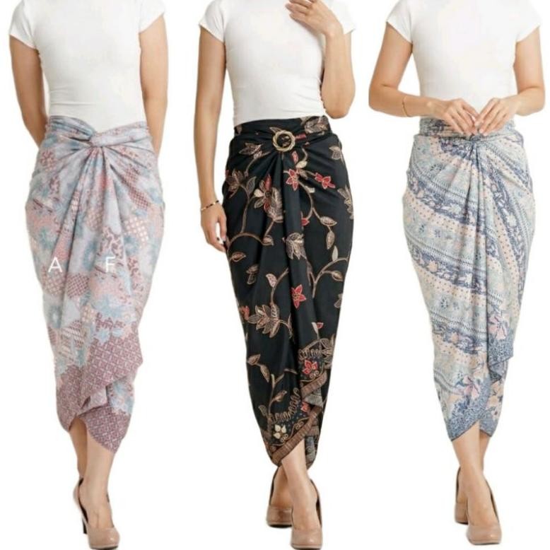 Berkualitas (50 Motif) Rok Lilit Batik Motif Terbaru / Rok Jarik / Rok Batik Floral / Rok Kebaya / R