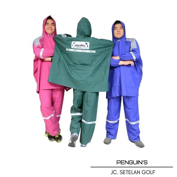 Jas Hujan Ponco Lengan Celana Penguin