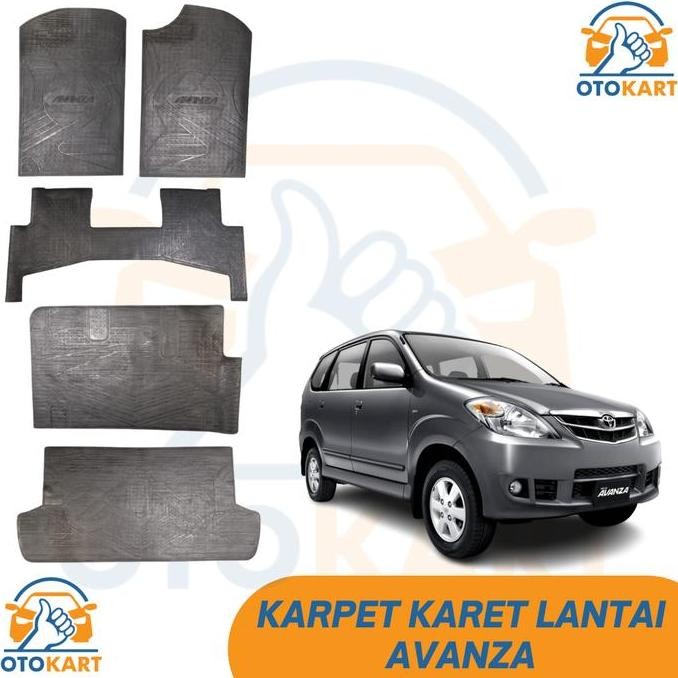 Karpet Lantai AVANZA Karet / Karpet Mobil Karet AVANZA 1 SET