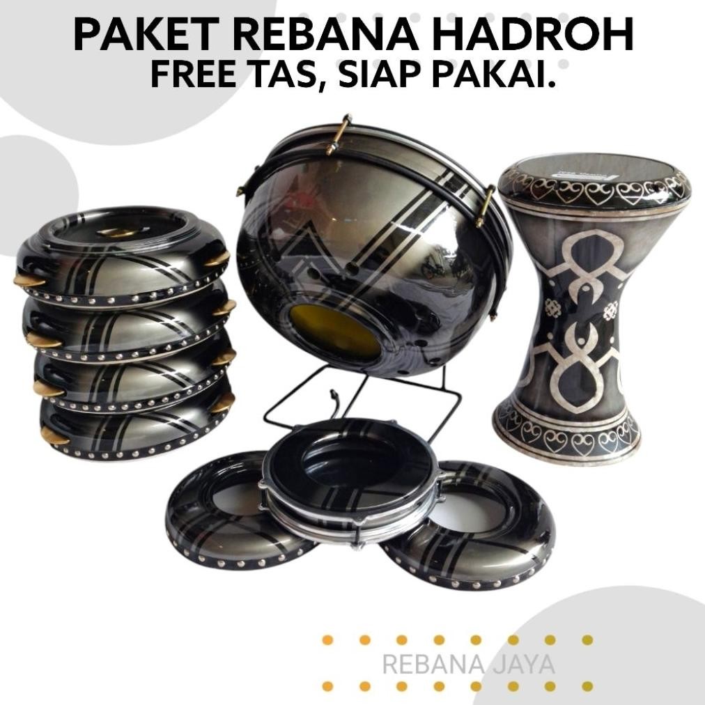 Rebana Hadroh Albanjari // Rebana Jepara Motif // Hadrah Satu Paket