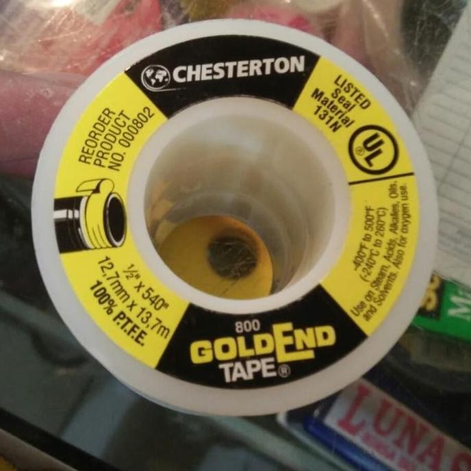 TERLARIS Seal tape tahan panas chesterton