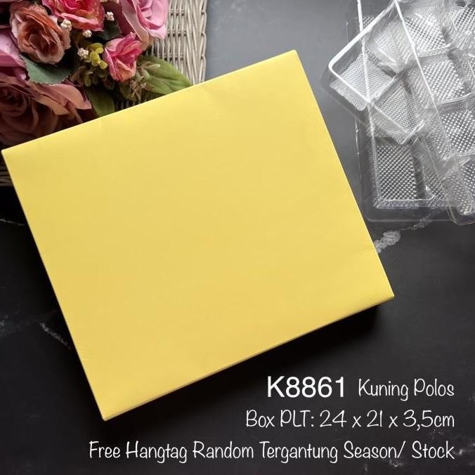 

TERLARIS! (10pcs) Kotak Hijau Polos +Mika Sekat K8861 Nastar/Lapis, SET LENGKAP