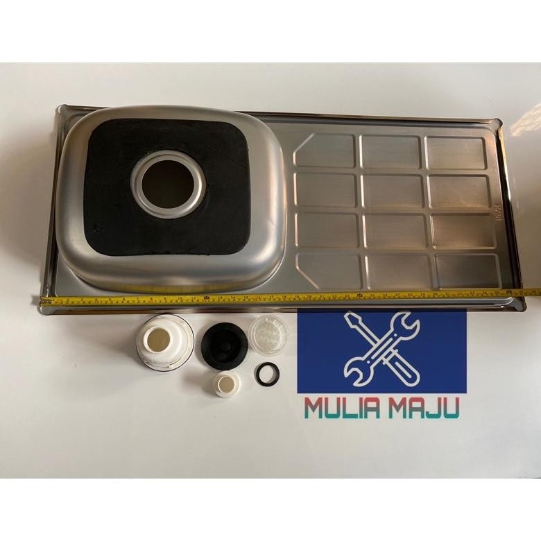 BAK CUCI PIRING STAINLES 96cm x 43 cm/ BAK CUCI PIRING 96cm stanlis aSt