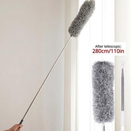 Kemoceng Microfiber magnet Debu Panjang 280cm Kemoceng Adjustable Extendable Bisa Ditekuk Kemoceng B