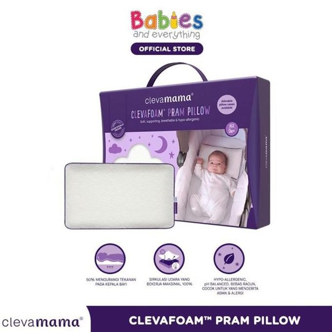 TERBARU Clevamama 2019 Clevafoam Pram Pillow Pram