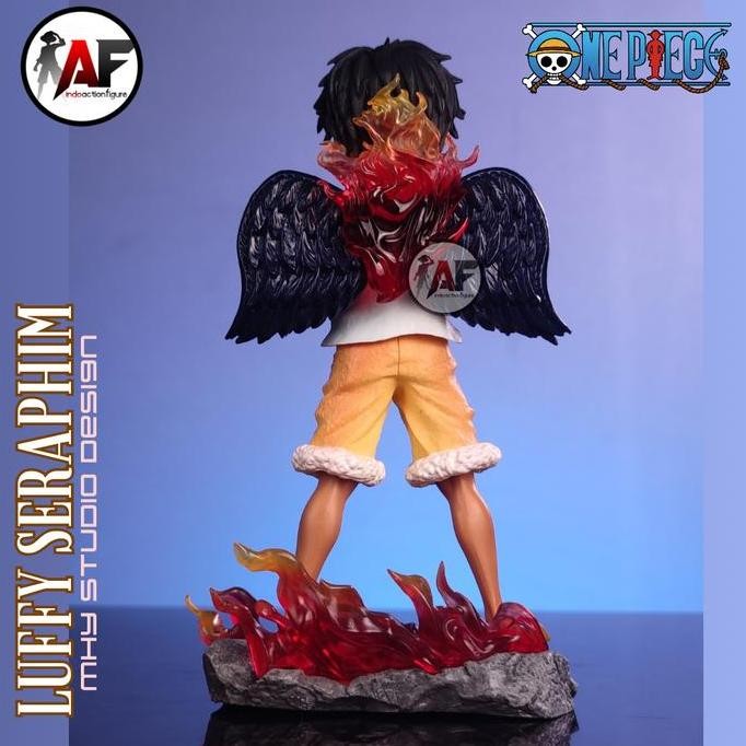 Action Figure One Piece Boa Hancock Jinbe, Mihawk, Luffy Seraphim S-Snake Cjg Mhy Design Recast