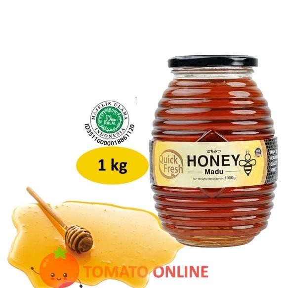 

(Terbaru) Quick Fresh / Honey Madu Asli Jar / 1kg 1 kg (Terlaris)