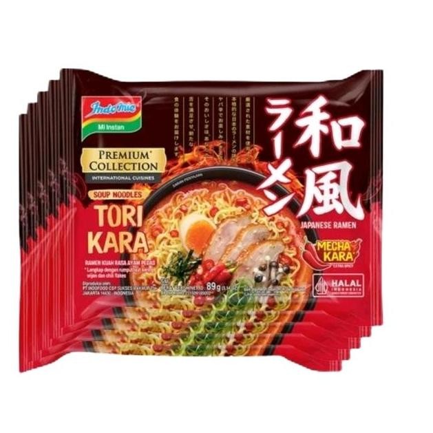 

Paket 5 Pcs Indomie T Kara Ramen Noodles N Kuah Food Pedas Goreng Laut Ayam Makanan Bawang Kari