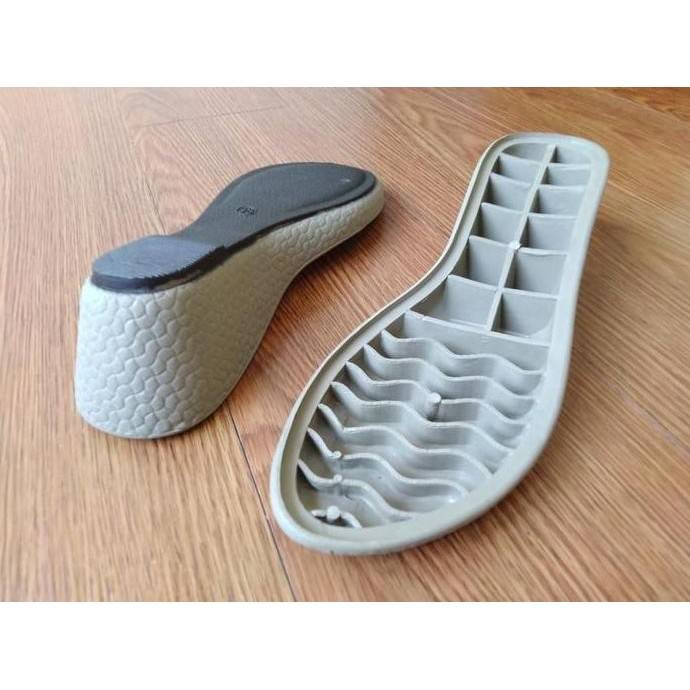 New Outsole Sepatu Sandal Wedges Wanita Formal Alas Bawah Sepatu Mill 673