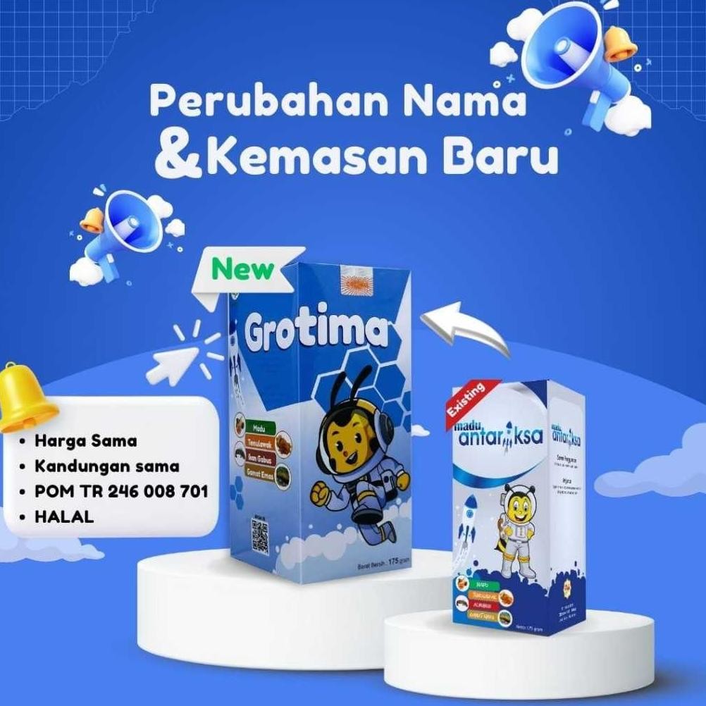 

(Terbaru) [ GROTIMA dulu ANTARIKSA ] Vitamin Anak Telat Terlambat Bicara Madu Antariksa Cerdas Madu Anak Sehat ( Madu Albumin anak plus Gamat Emas ) (Terlaris)