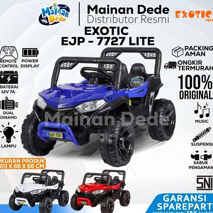 Mainan Mobil Aki Anak JEEP Exotic EJP-7727 EJP-7707 EJP-7707+ EJP-7749+ EJP-7751+ EJP-7732 EJP-7732+
