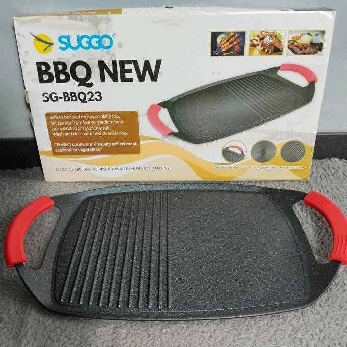 Suggo Bbq Grill Pan Multiguna Aluminium Anti Gores Baja CO