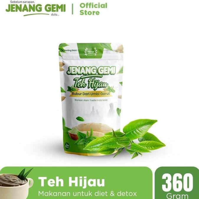 

welcome to tahuan jaya Jenanggemi Teh Hijau - Diet Detox - Jenang Ekstrak Umbi Garut + Teh Hijau + Daun Sena