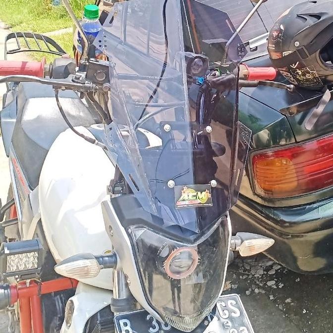 Promo PAKET Breket+Visor 50cm V.3 Yamaha Byson Visor Byson Yamaha Byson Byson Modifikasi Byson Touri