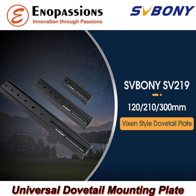 Svbony SV219 Universal Dovetail Mounting Plate Untuk Mounting Teleskop