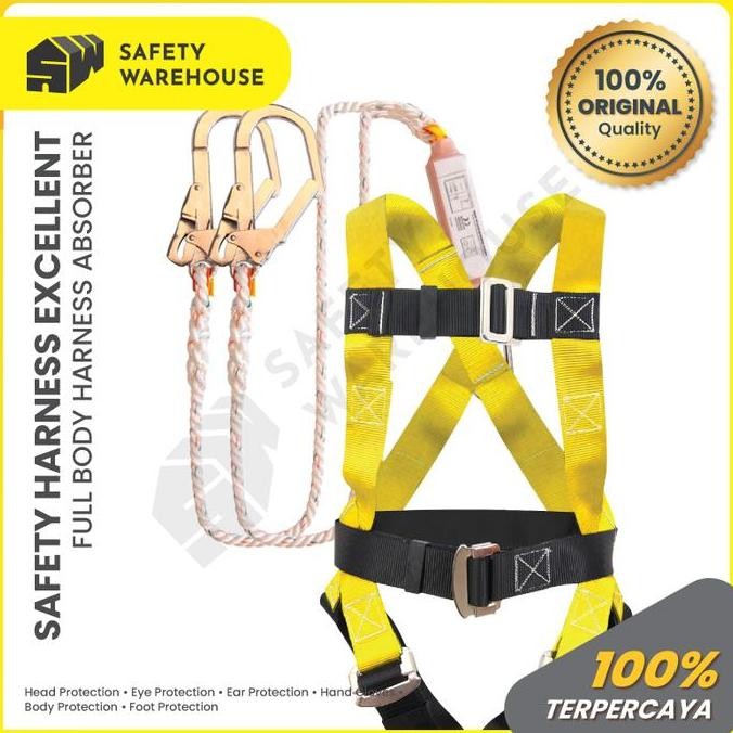Safety Harness / Full Body Harness Absorber Double Big Hook Excellent