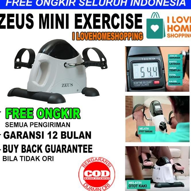 Zeus Mini Static Manual Bike Zeus Mini Exercise Alat Bantu Olahraga Portable Kaki Otot Sport Kode 56