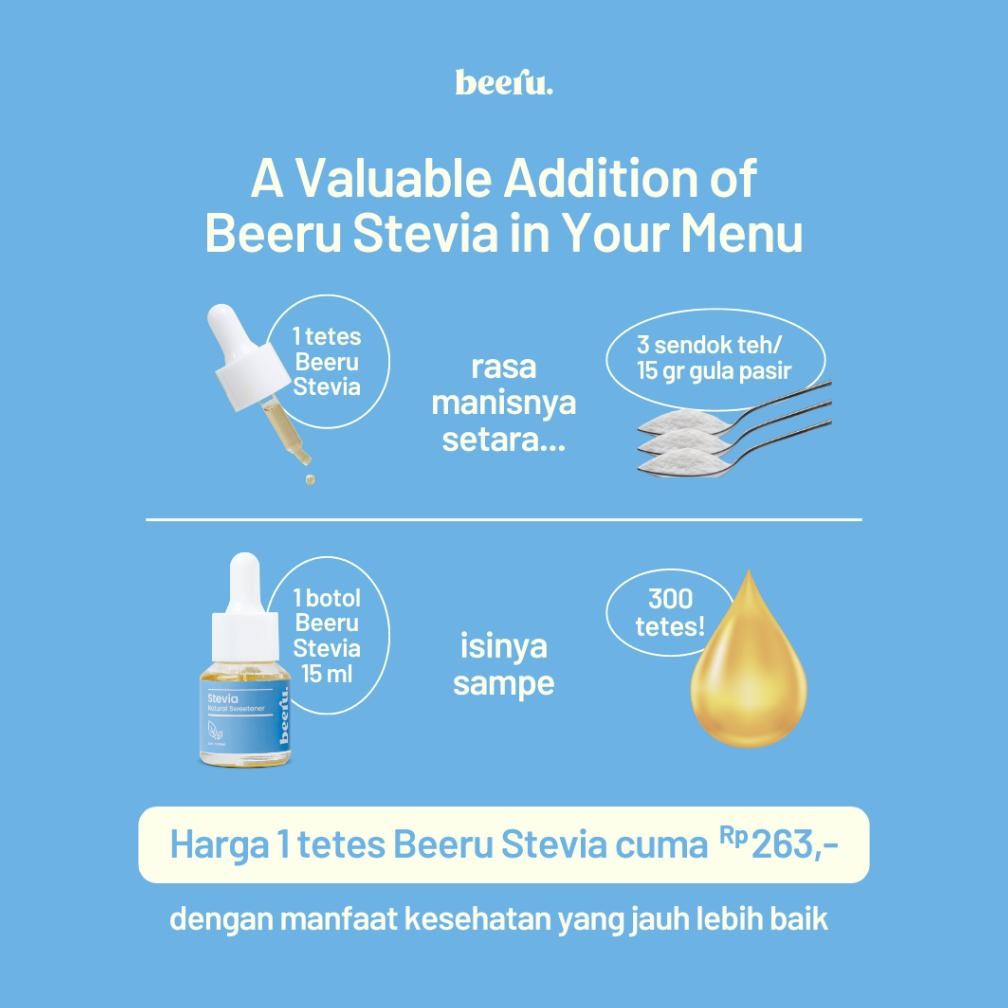 

Beeru Stevia Paket Beerdua - Beeru Stevianya Ada Dua