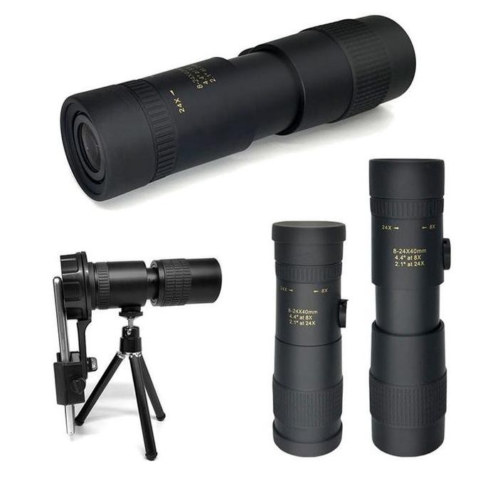 Teropong Mini Jarak Jauh Monocular Telescope Free Tripod