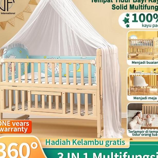 Baby Box Kayu Baby Box Ranjang Bayi Tempat Tidur Bayi