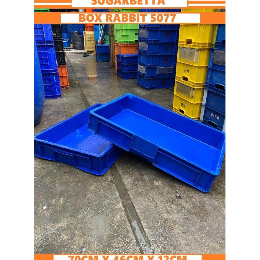 Bak Plastik Bak Air Box Rabbit Kontener Bak Kura Kura Box Rapat 5077