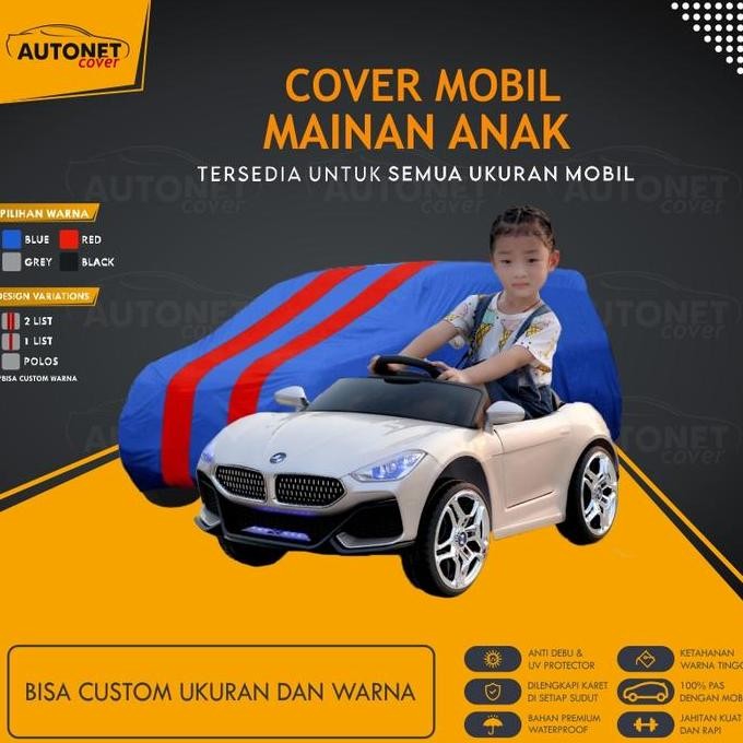 PROMO - Cover Mobil Mainan Anak Aki Sarung Penutup Mobil Mobilan Anak
