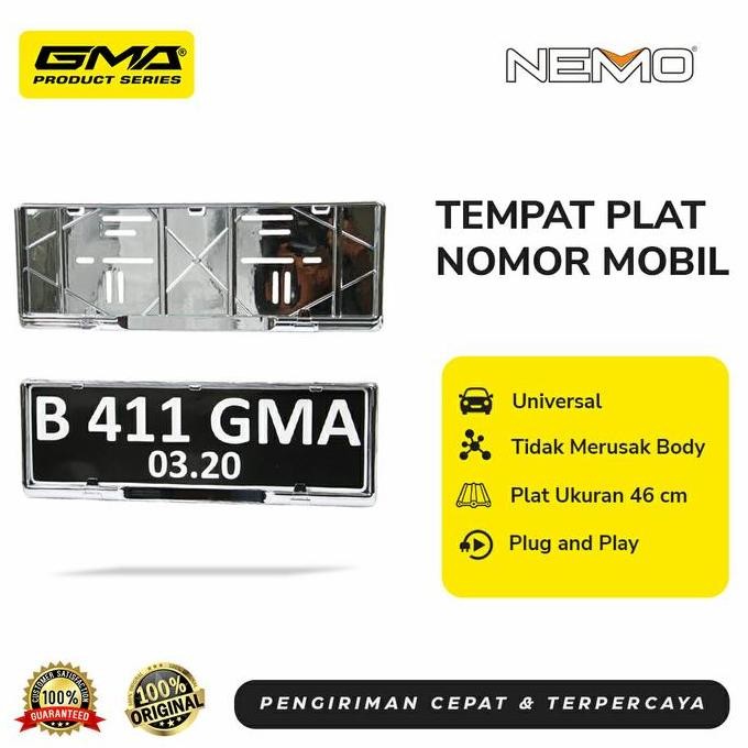 PROMO - Nemo Tempat Plat Nomor Mobil