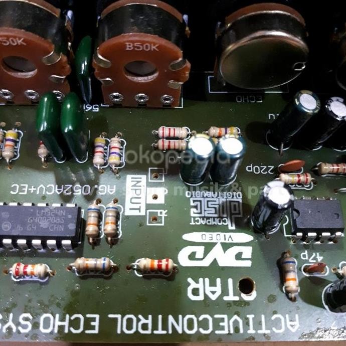 Modul Kit Speaker aktif .Tone control/ Mic /Subwoofer with panel