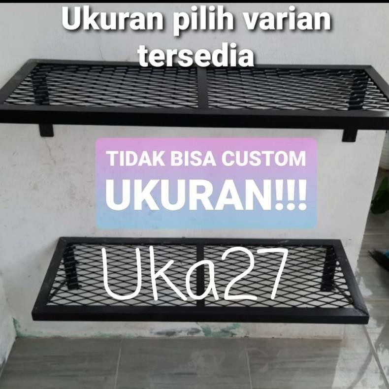 rak ambalan pot bunga rak PC rak printer tempel dinding serbaguna