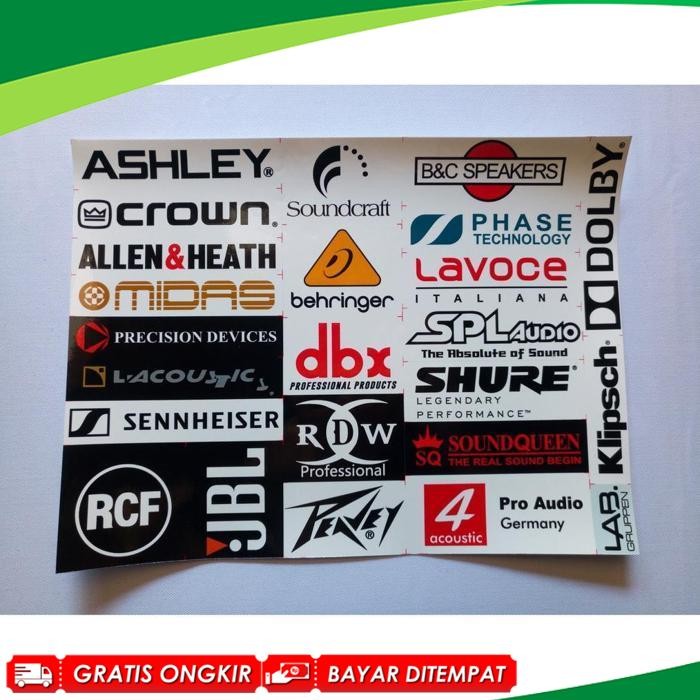 

NEW COD STIKER SOUND SYSTEM ISI 34 / 24 STIKER VYNIL PREMIUM ANTI AIR || MIXER POWER SPEAKER ASHLEY SPL RCF Viral Kekinian Terbaru 2025 FI-38
