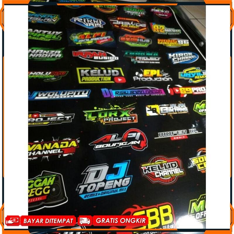 

HARGA TERMURAH Stiker Remixer DJ - Pack Isi 45 Sticker - 69 PROJECT AJY ONE ZERO MCPC Viral Kekinian Terbaru 2025 UJ-37