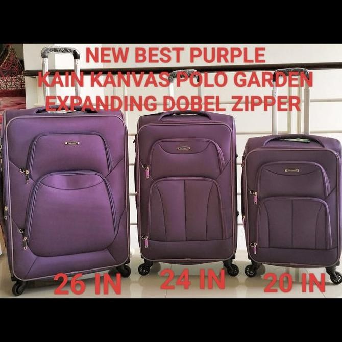 KOPER KAIN PRESIDENT 28 INCHI JUMBO KANVAS RODA 4 PUTAR TSA 180623