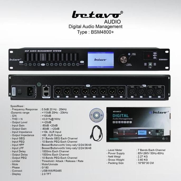NEW Audio Management / Management Audio Betavo BSM 4800+ / Betavo BSM4800+