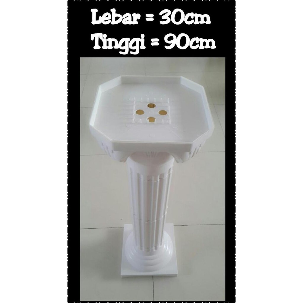 BEBAS ONGKIR - Vas pilar / Pot pilar / Vas bunga pilar / Pot bunga pilar