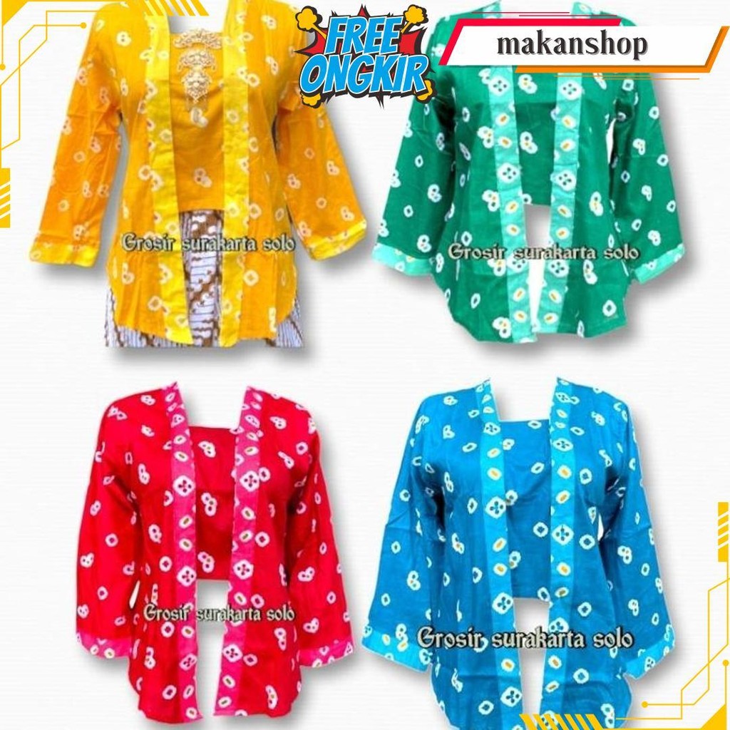 Kebaya Kutubaru Jumputan Anak/Kutubaru Anak/Atasan Kebaya Anak Termurah Banget