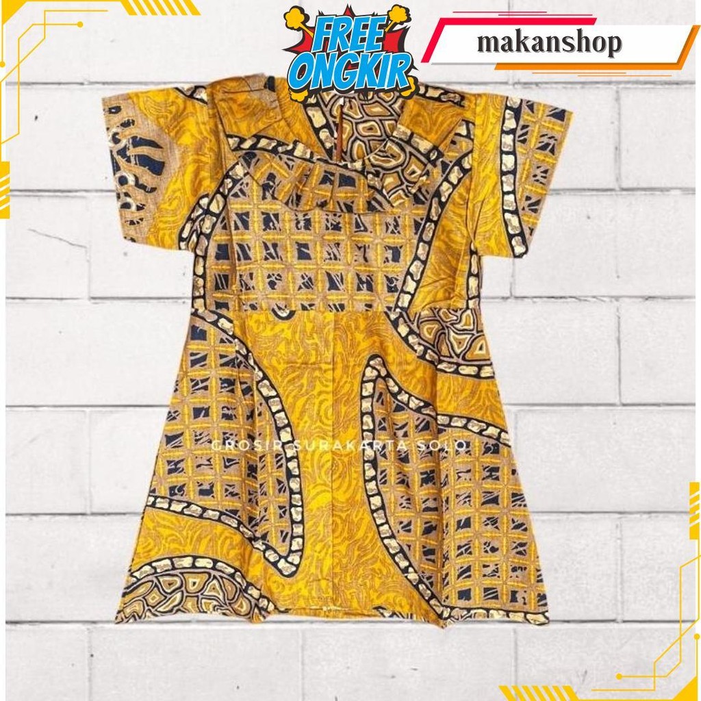 Dress Batik Anak Model Siska Siap Kirim